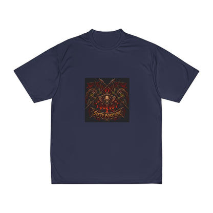 Skull & Roses Performance T-Shirt — 'Stay Fierce' Graphic