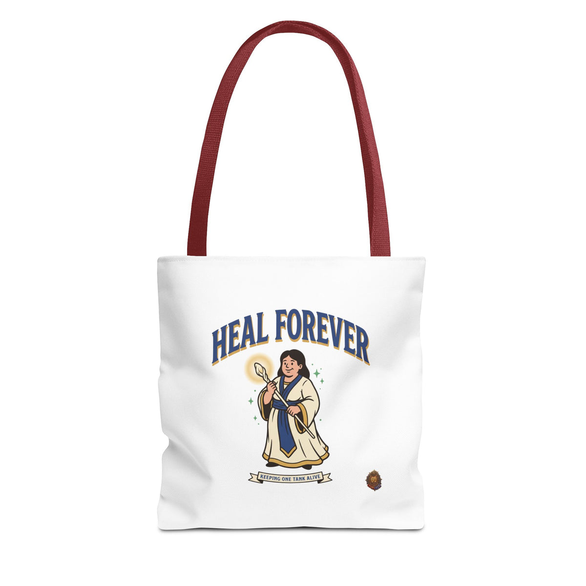 Heal Forever Tote Bag — Cute Cleric RPG Healing Illustration Tote