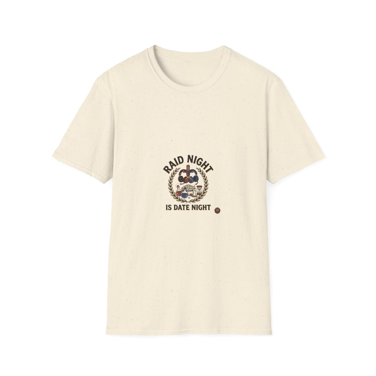 Raid Night Is Date Night T-Shirt — Military Skull Crest Graphic Tee