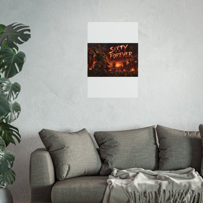 Sixty Forever War-Art Poster — Dark Fantasy Fine Art Print