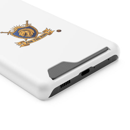 Lion Crest Phone Card Case — 'For The King' Slim Wallet Phone Case