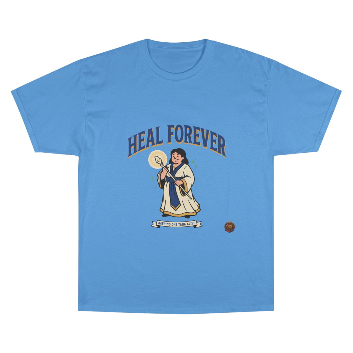 Heal Forever T-Shirt — Retro Saint Healing Graphic Tee