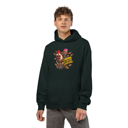 Honk If You’re Leveling Hoodie — Gamer Clown Retro Graphic Hoodie