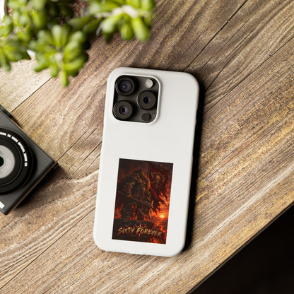 Slim Phone Case — Dark Viking Warrior 'Sixty Forever' Graphic