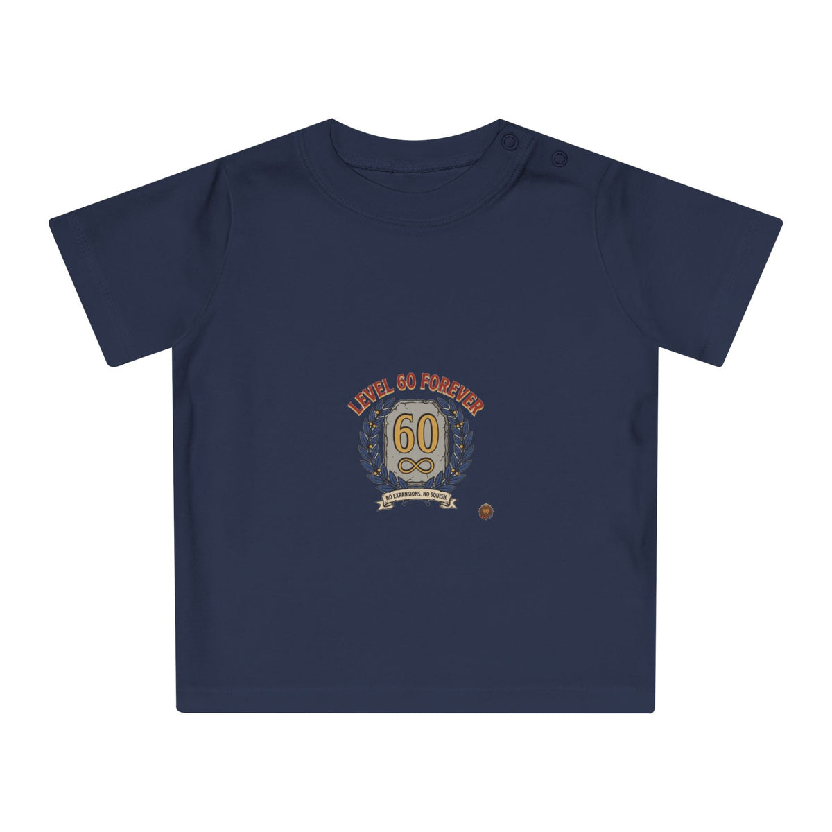 60th Birthday Baby T-Shirt — "Level 60 Forever" Retro Gamer Celebration Tee