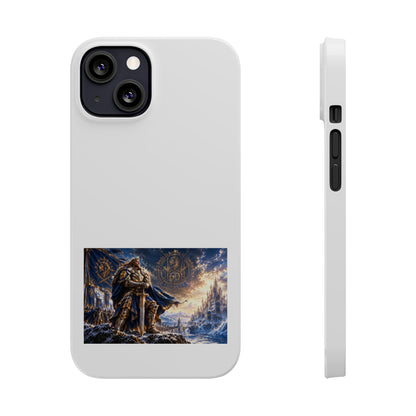 Viking Warrior Slim Phone Case — Norse Saga Art