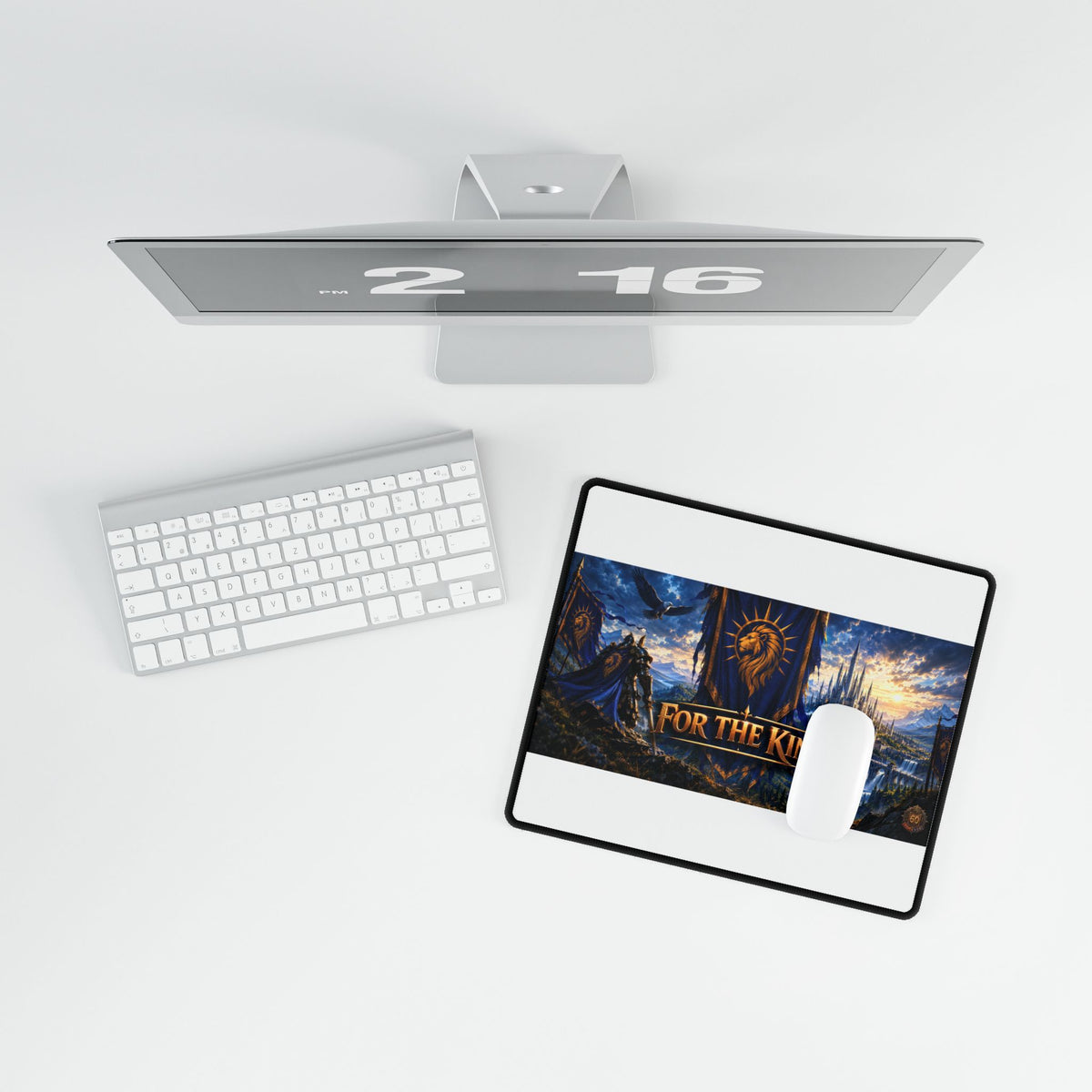 For The King Gaming Desk Mat — Epic Fantasy Mousepad