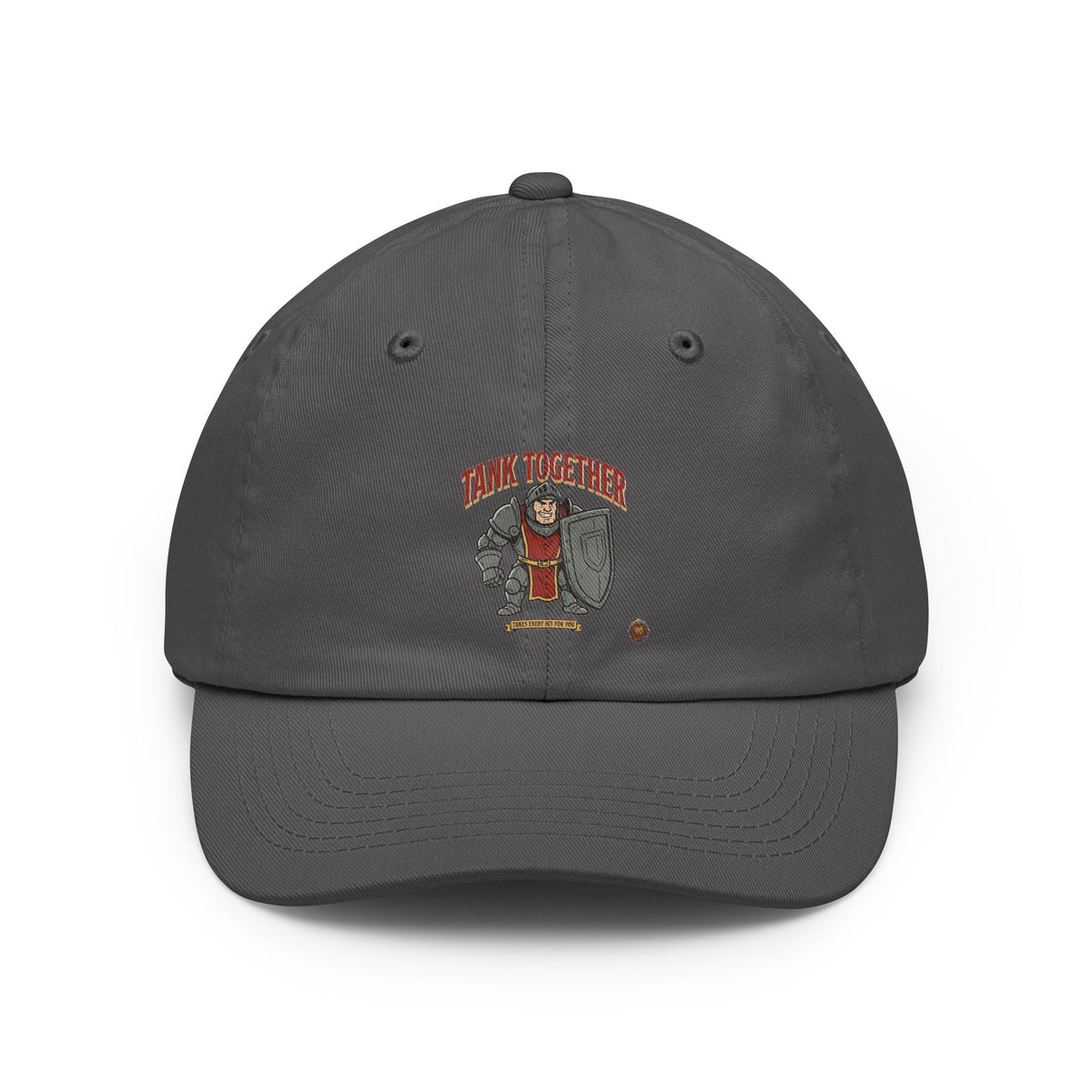 Think Together Dad Hat — Vintage Shield Emblem Baseball Cap