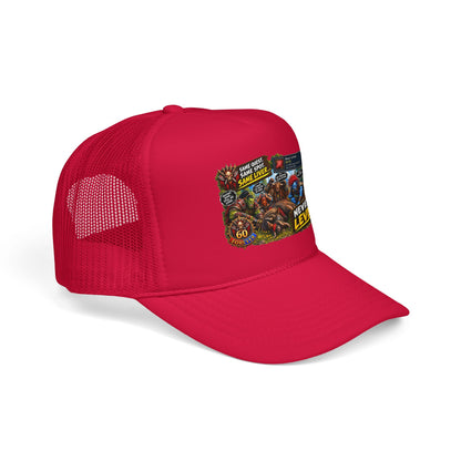 Red 'Til Dead Trucker Hat — Horror Zombie Foam Mesh Cap