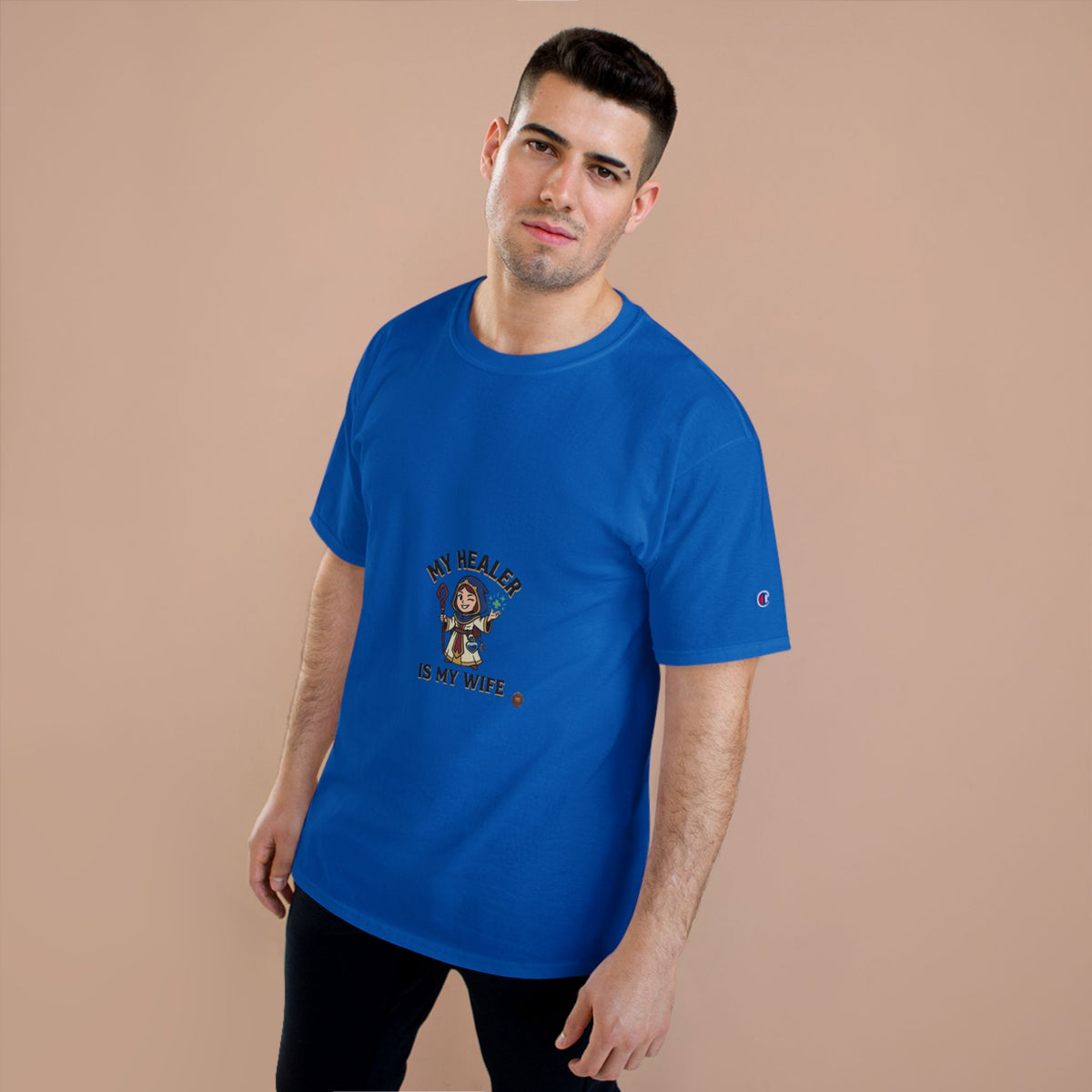 My Healer Is My Wife T-Shirt — Cute Gamer/Healer Wife Tee