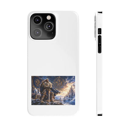 Viking Warrior Slim Phone Case — Norse Saga Art