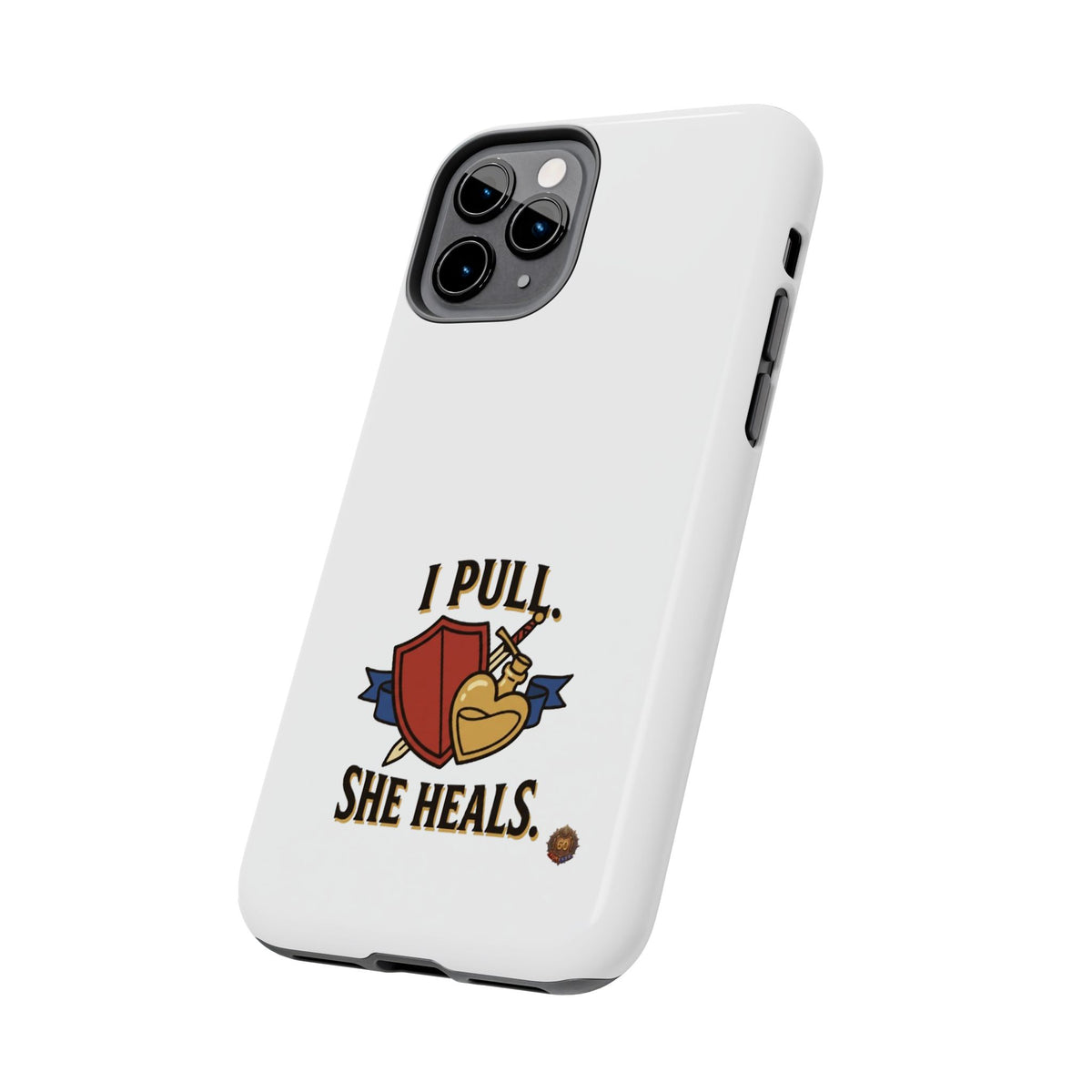 Phone Case — "I Pull, She Heals" RPG Couple Gaming Protective Case