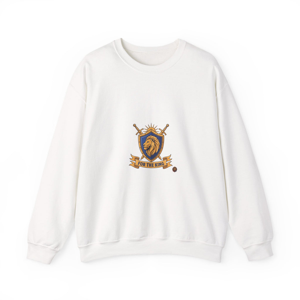 Lion Crest Crewneck Sweatshirt — Be the King Graphic