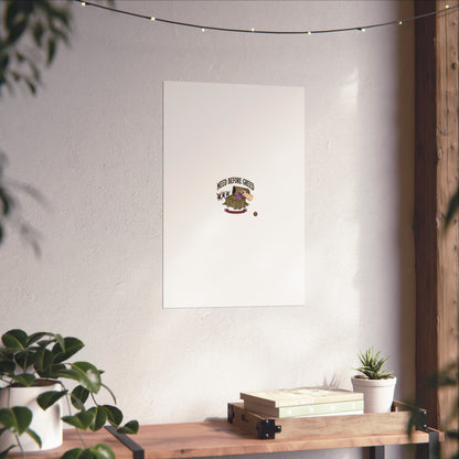 Need Before Greed Fine Art Poster — Vintage Chest Illustration, Inspirational Wall Art