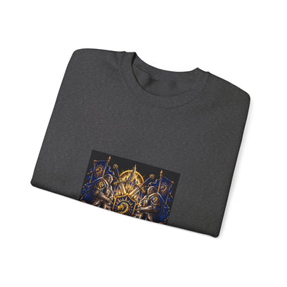 Crewneck Sweatshirt — Sixty Forever Ornate Shield Graphic
