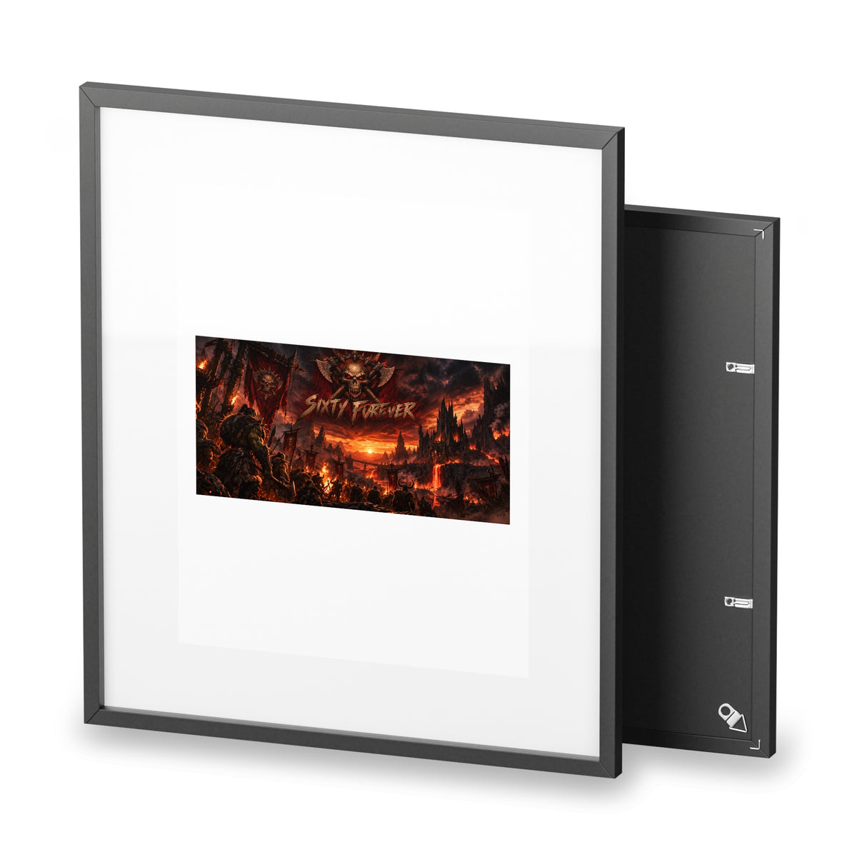 Framed Poster — Dark Fantasy 'Sinner' Matte Art Print