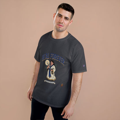 Heal Forever T-Shirt — Retro Saint Healing Graphic Tee