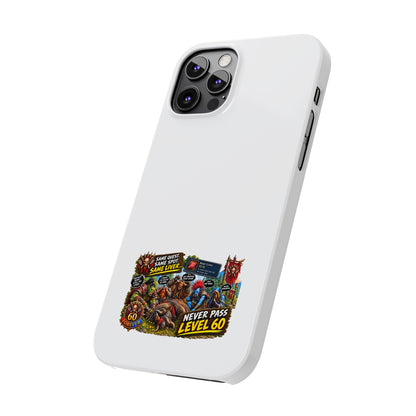 Level 60 Gamer Collage Slim Phone Case