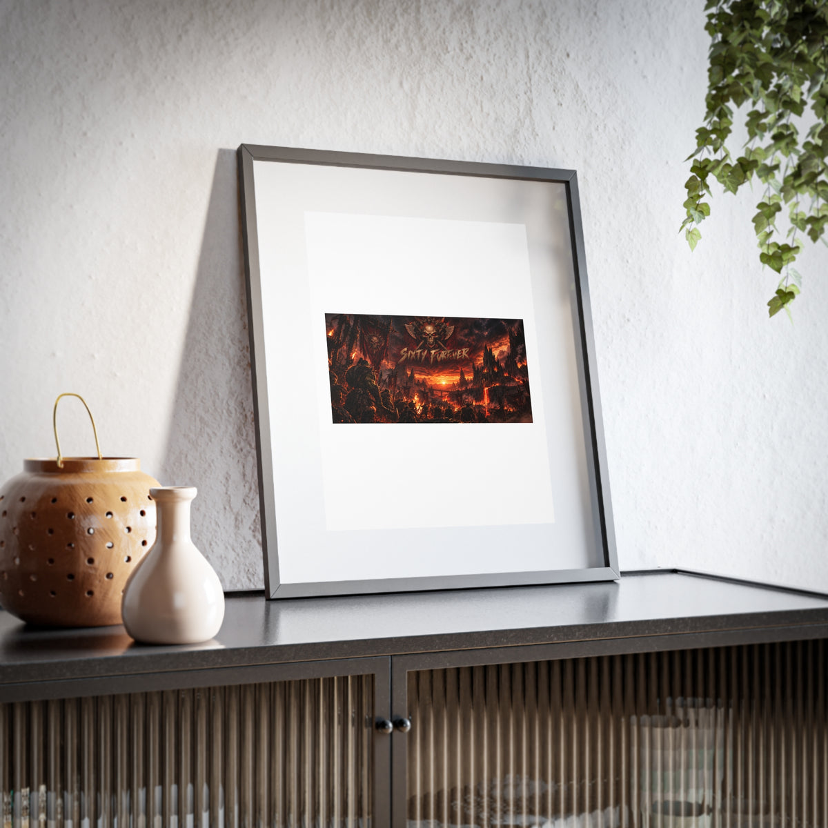 Framed Poster — Dark Fantasy 'Sinner' Matte Art Print