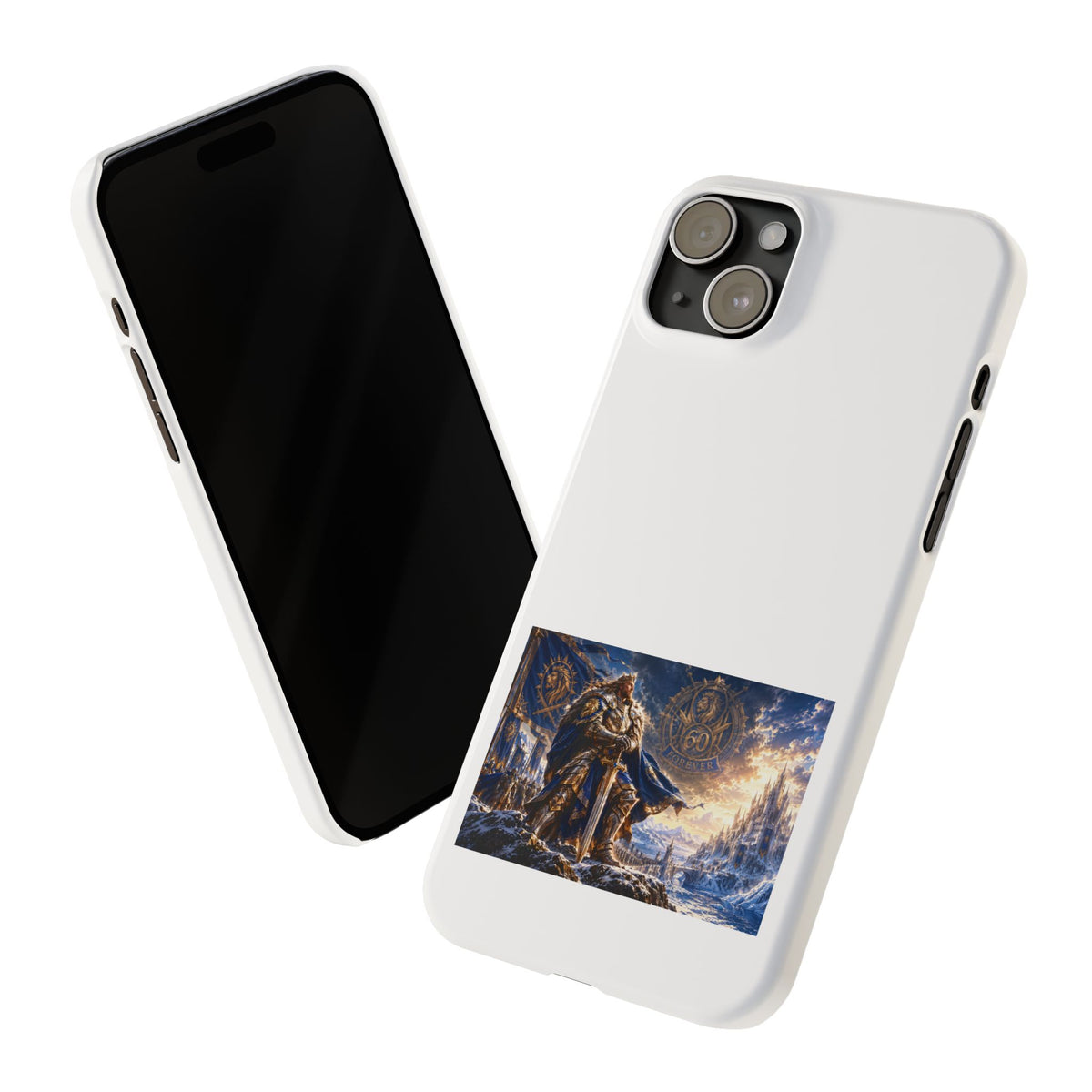Viking Warrior Slim Phone Case — Norse Saga Art