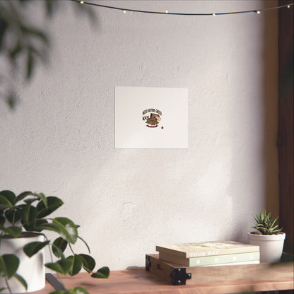 Need Before Greed Fine Art Poster — Vintage Chest Illustration, Inspirational Wall Art