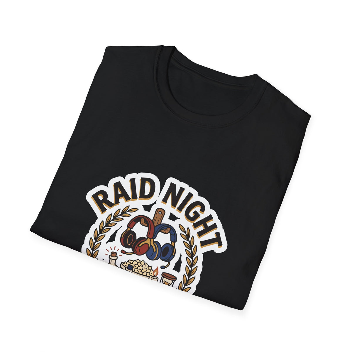 T-Shirt — "Raid Night is Date Night" Retro Gaming Tee