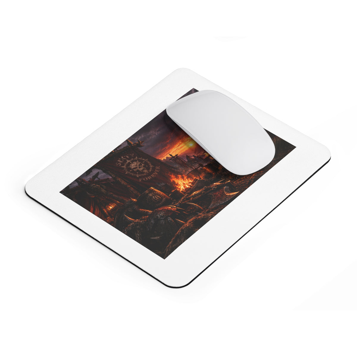 Medieval Warcamp Mouse Pad — Fantasy Battlefield Desk Mat