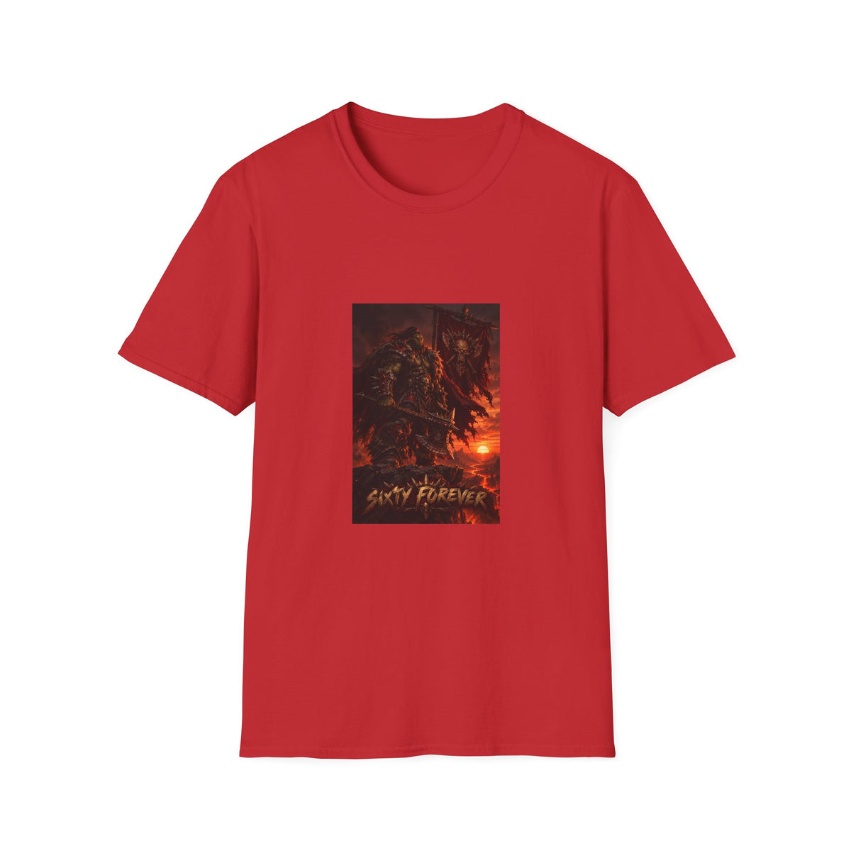 T-Shirt — Fiery Demon Night Graphic Tee