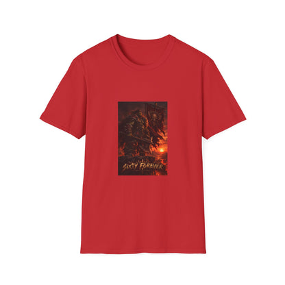 T-Shirt — Fiery Demon Night Graphic Tee