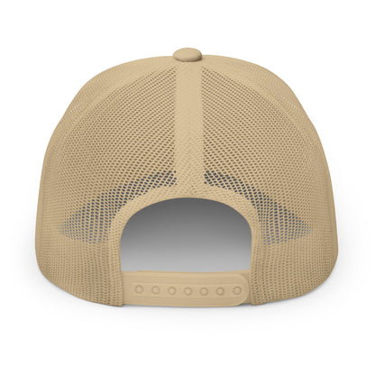 Embroidered Trucker Cap — 'Need Before Greed' Patch