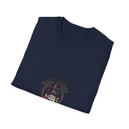 Raid Night Is Date Night T-Shirt — Military Skull Crest Graphic Tee
