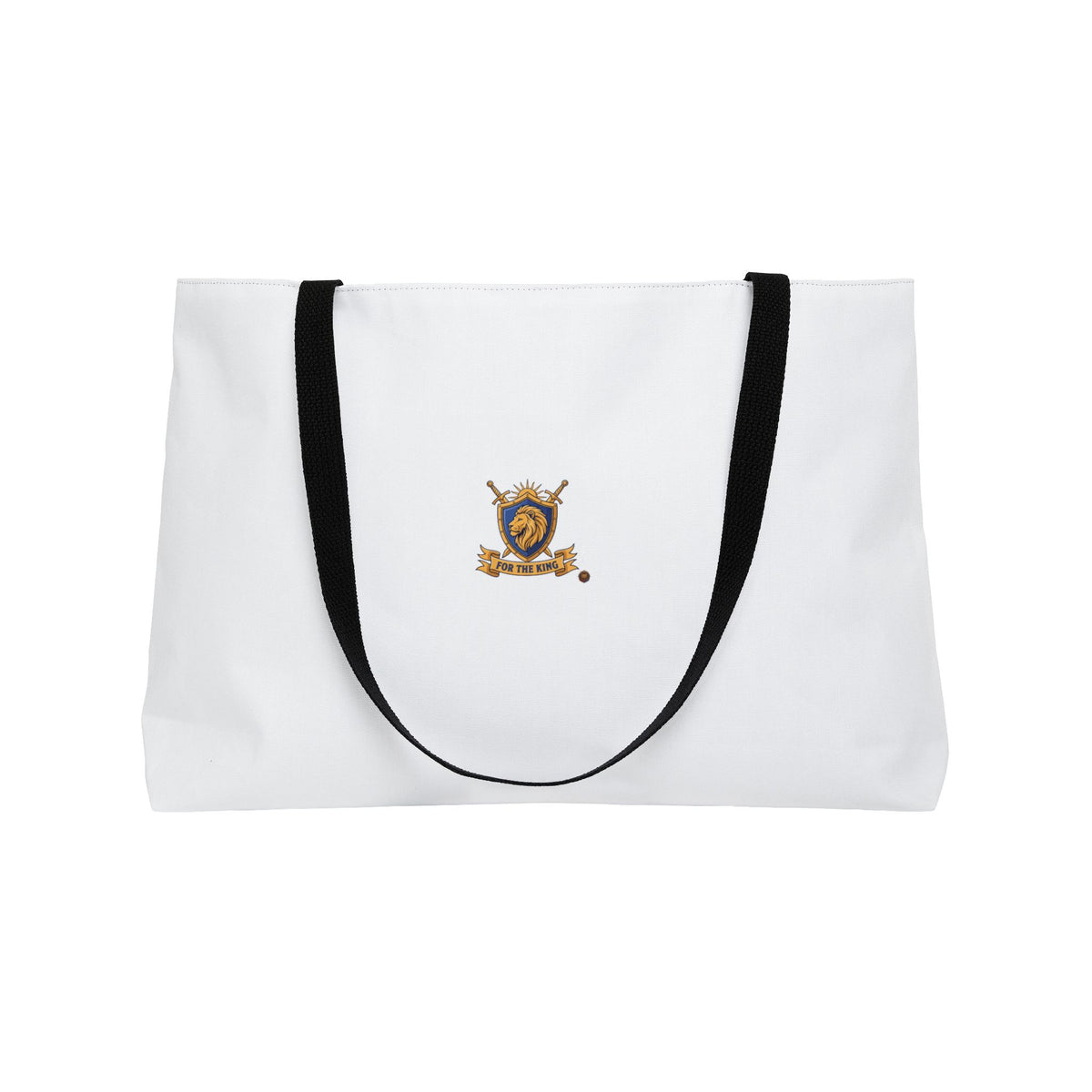 Weekender Tote Bag — Small Vintage Crest Weekend Travel Tote