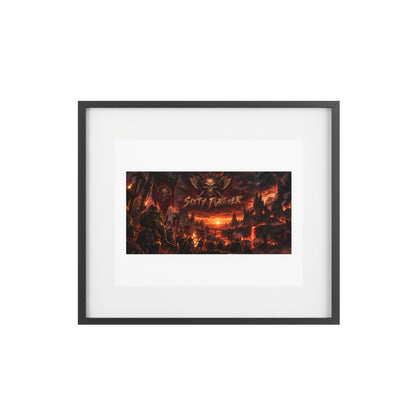 Framed Poster — Dark Fantasy 'Sinner' Matte Art Print