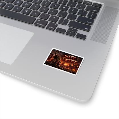 Sixty Forever War Scene Sticker