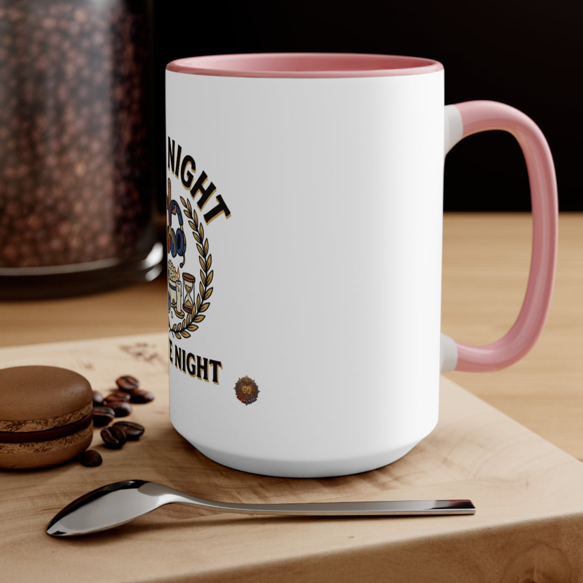 Raid Night Is Date Night Accent Mug — Gamer Couples Coffee Cup, Cozy Date Night Gift