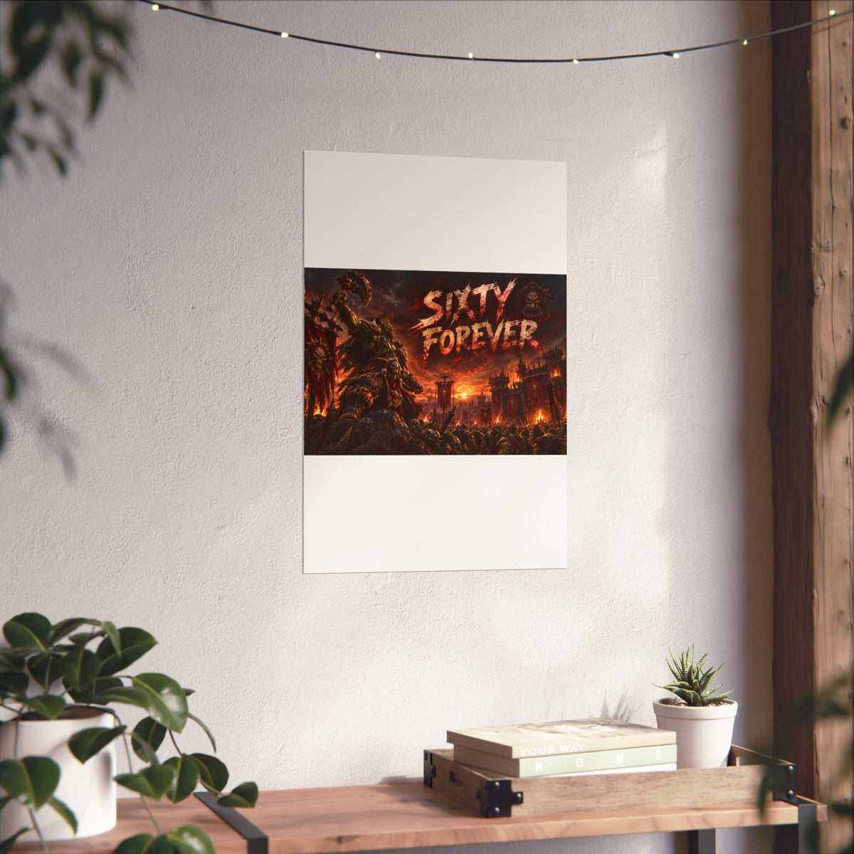 Sixty Forever War-Art Poster — Dark Fantasy Fine Art Print