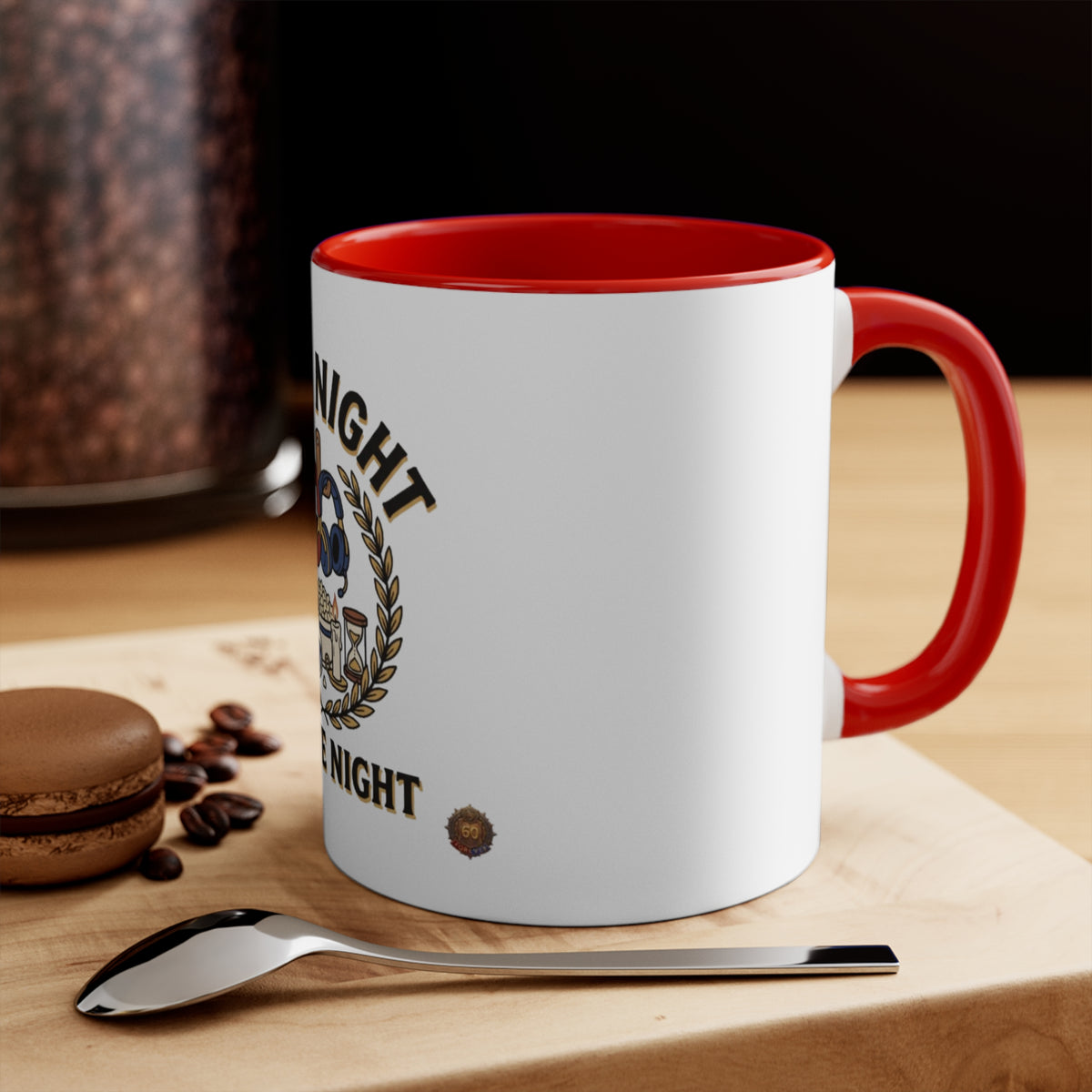 Raid Night Is Date Night Accent Mug — Gamer Couples Coffee Cup, Cozy Date Night Gift
