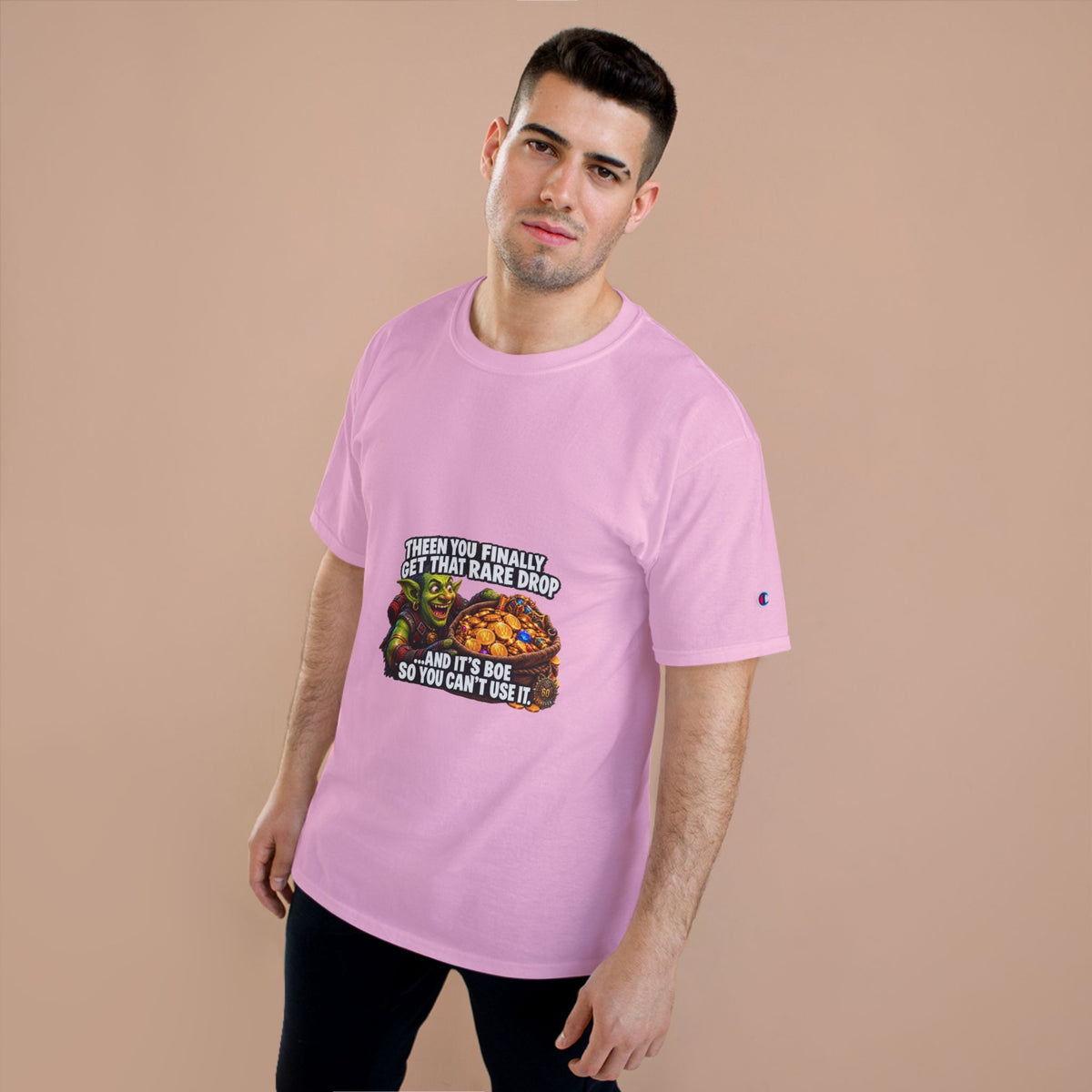 Gamer Meme T-Shirt — "Then You Finally Get That Rare Drop..." Funny RPG Loot Shirt