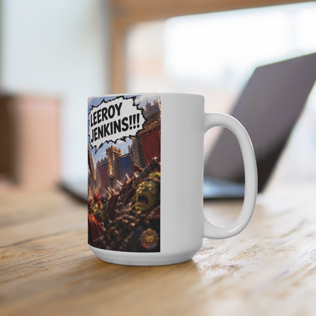 Mug — 'Leeroy Jenkins!' Fantasy Battle 15oz Coffee Mug