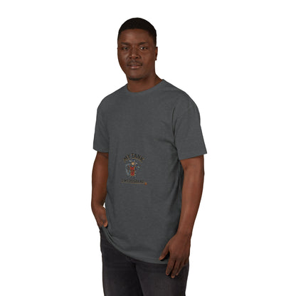 T-Shirt — "My Tank Is My Husband" Cute Military Tank Graphic Tee