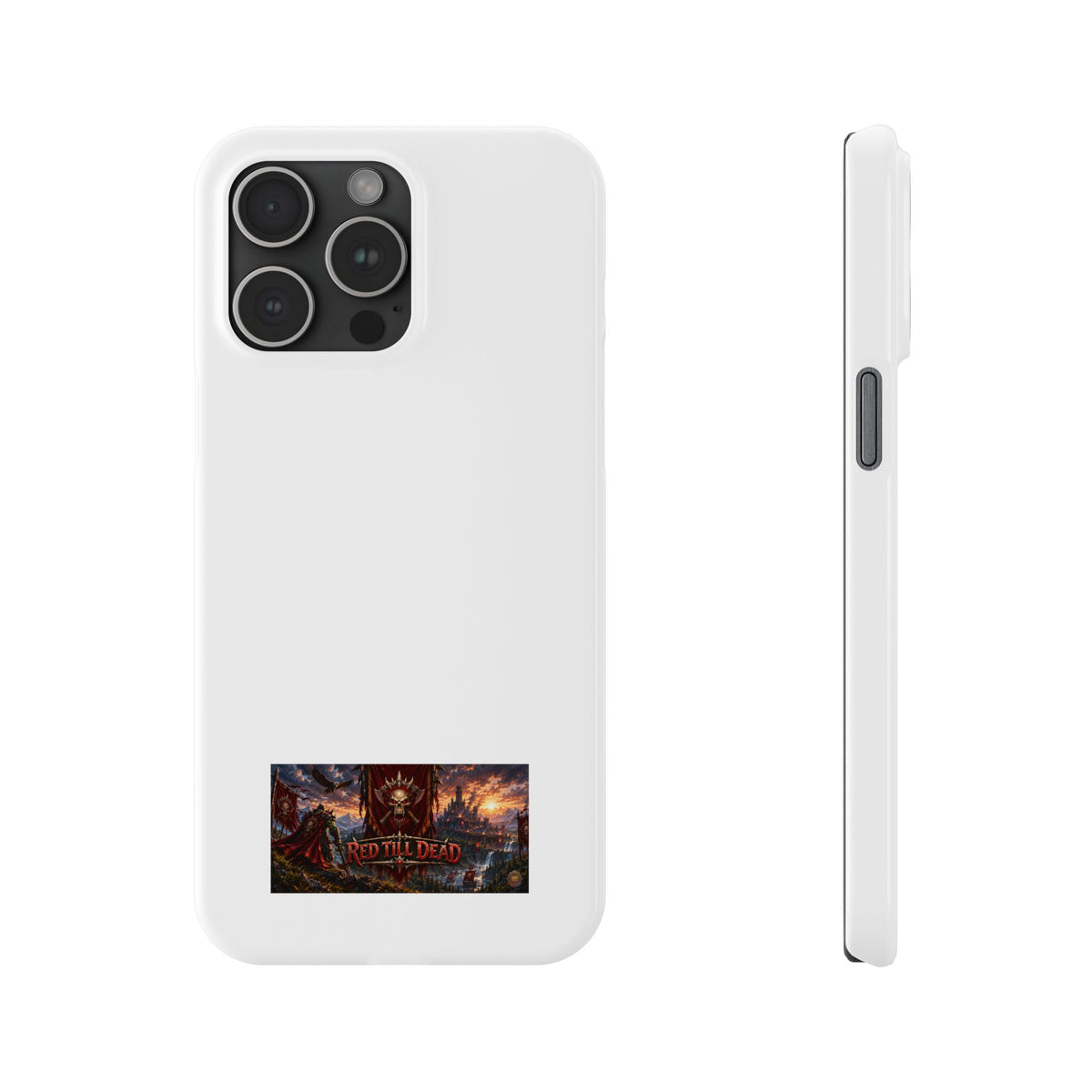 Slim Phone Case — Red Dead Scenic Logo Design