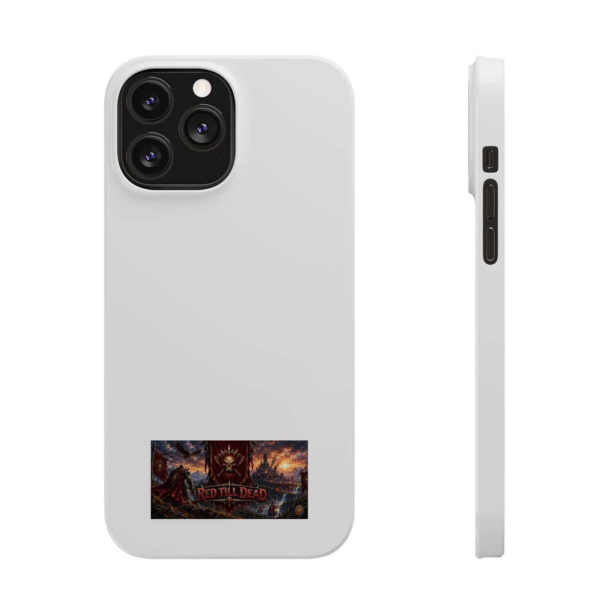 Slim Phone Case — Red Dead Scenic Logo Design