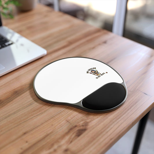 Mouse Pad — "My Healer Is My Wife" Ergonomic Wrist Rest Mousepad for Nurses & Caregivers