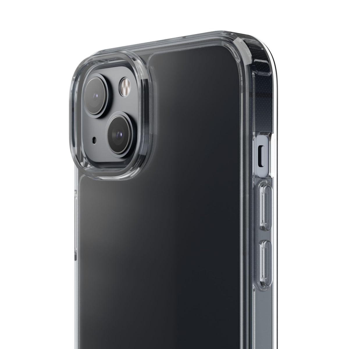 Clear Phone Case — "Need Before Greed" Treasure Chest Design