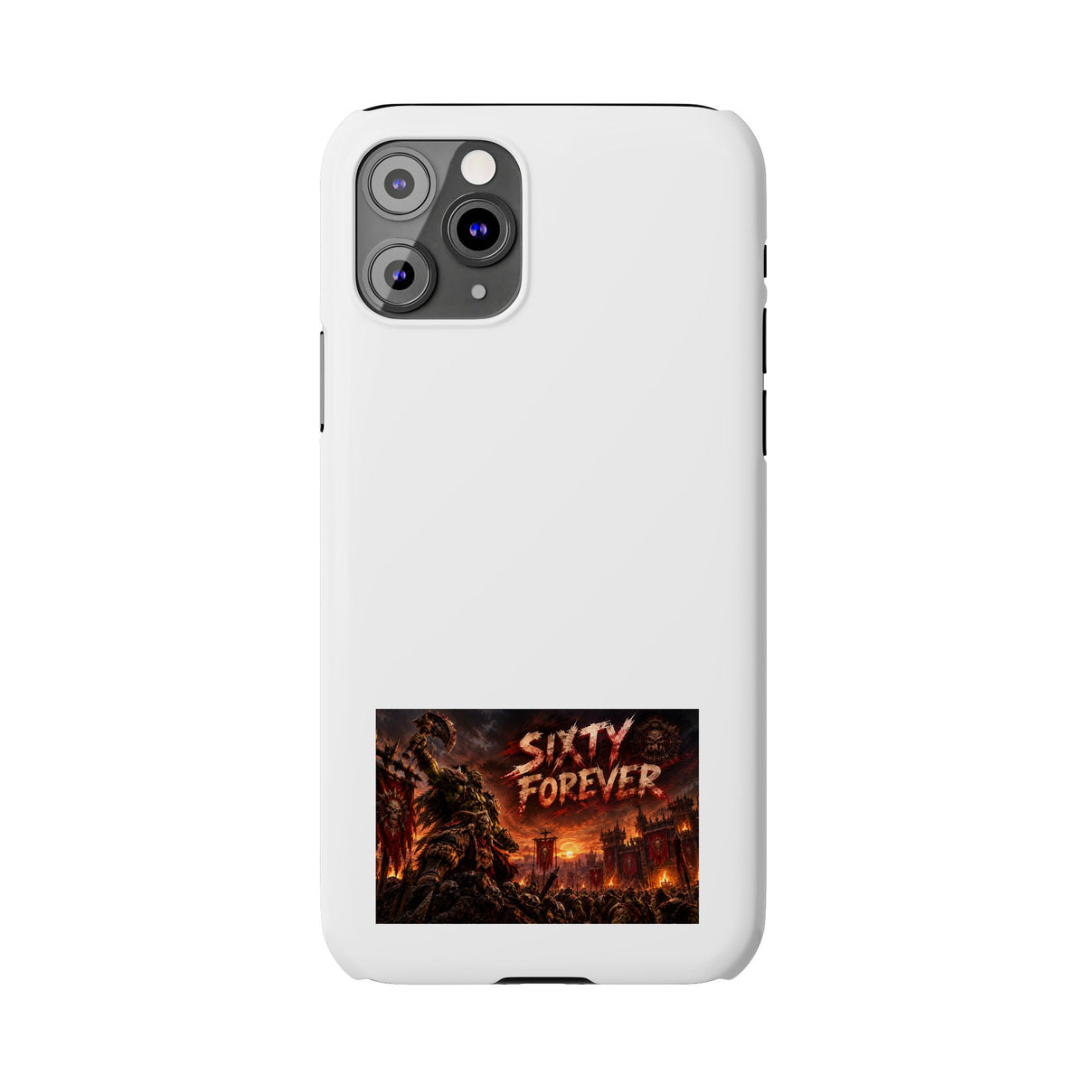 Slim Phone Case — "Sixty Forever" Apocalyptic Artwork