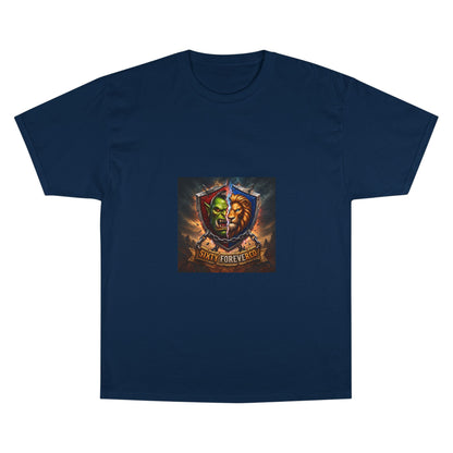 Champion T-Shirt - "Victory Forever" Fantasy Shield Gamer Tee