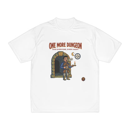Dungeons & Dice T-Shirt — "One More Dungeon" Gamer Tee