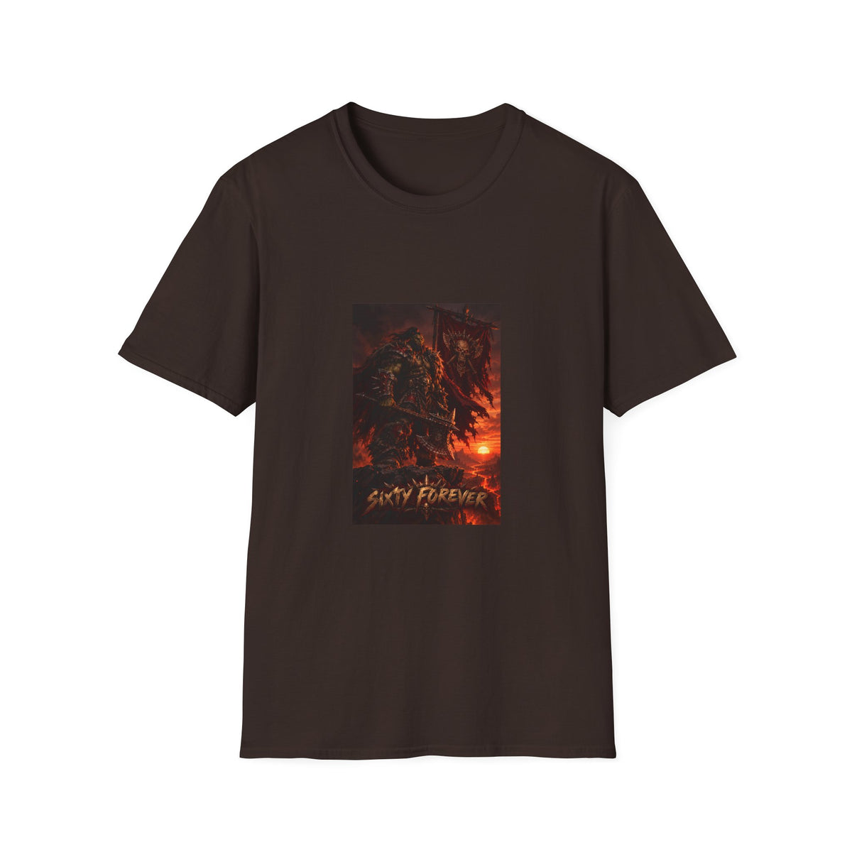 T-Shirt — Fiery Demon Night Graphic Tee