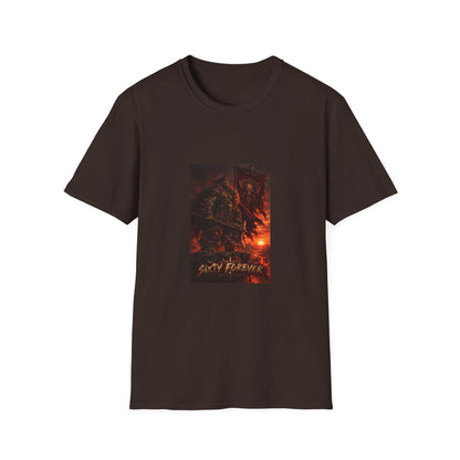 T-Shirt — Fiery Demon Night Graphic Tee