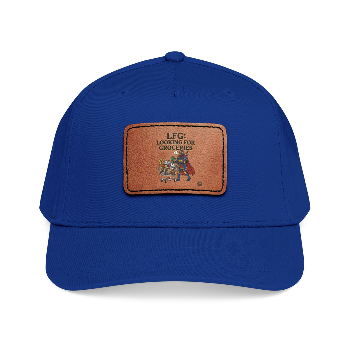 Leather Patch Baseball Cap — 'Need More Greens' Garden Hat